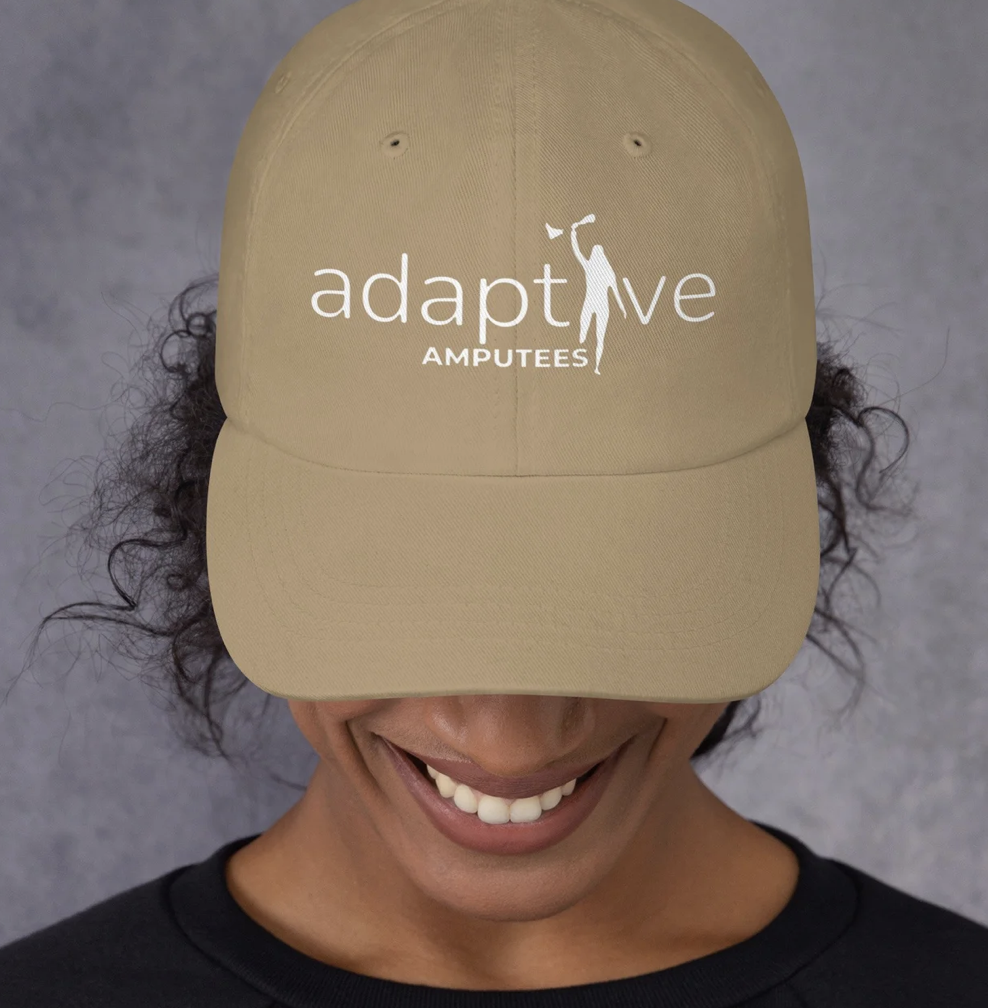 Adaptive Amputees baseball cap in beige